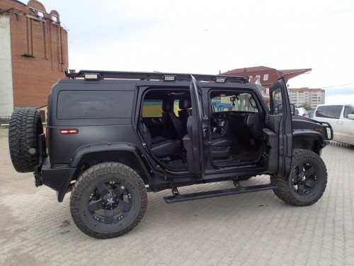 Hummer h2 алькантара