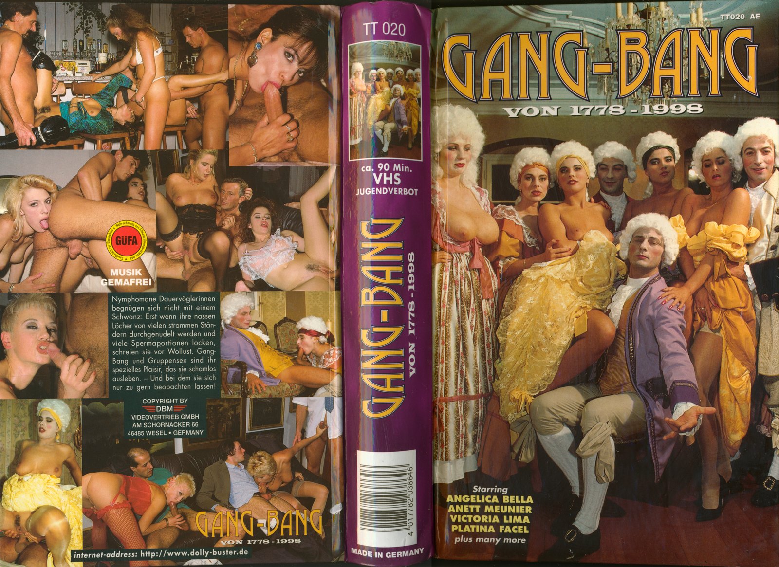 Gangbang Von 1778-1998 / Групповуха С 1778 По 1998 Год  Georgina Lempin,Judith DeVille,Dagmar Lost,Anette Montana,Lolita Slater,Elisabeth King,Ines Kalkutta,Mary Tanner,Melinda Rough