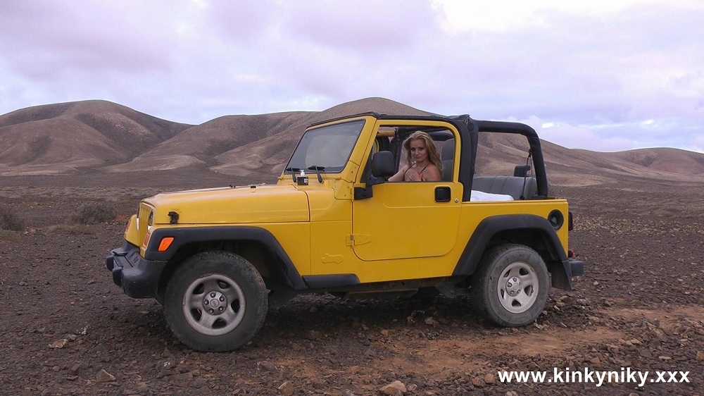 Yellow Jeep and Self Anal Fisting